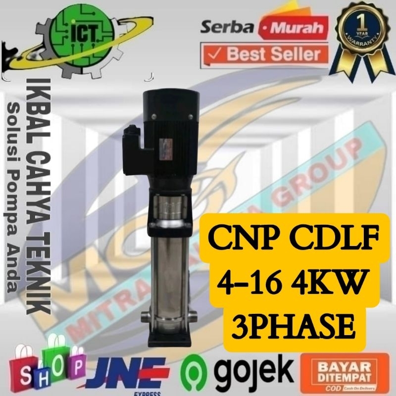 pompa booster Vertical CNP CDLF 4-16 4KW 5,5HP 380V pompa booster cnp