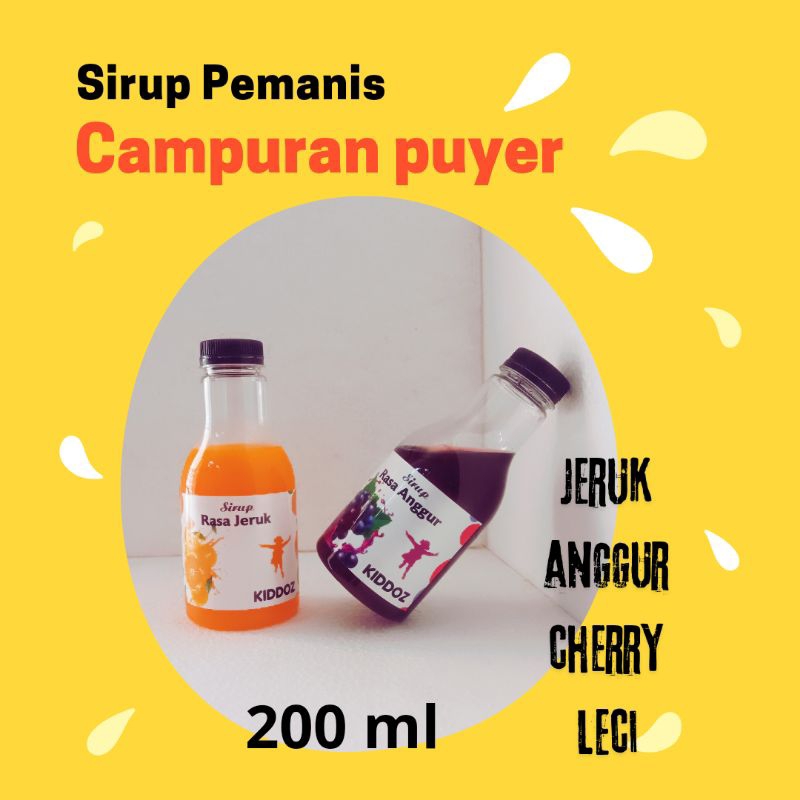 

Sirup pemanis rasa buah