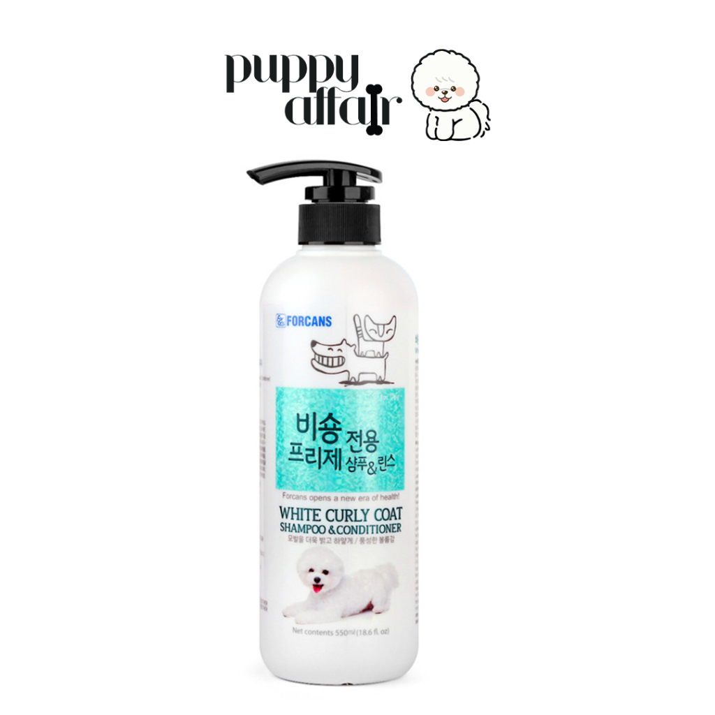 FORBIS White Curly Shampoo 550 ml Anjing Poodle Putih