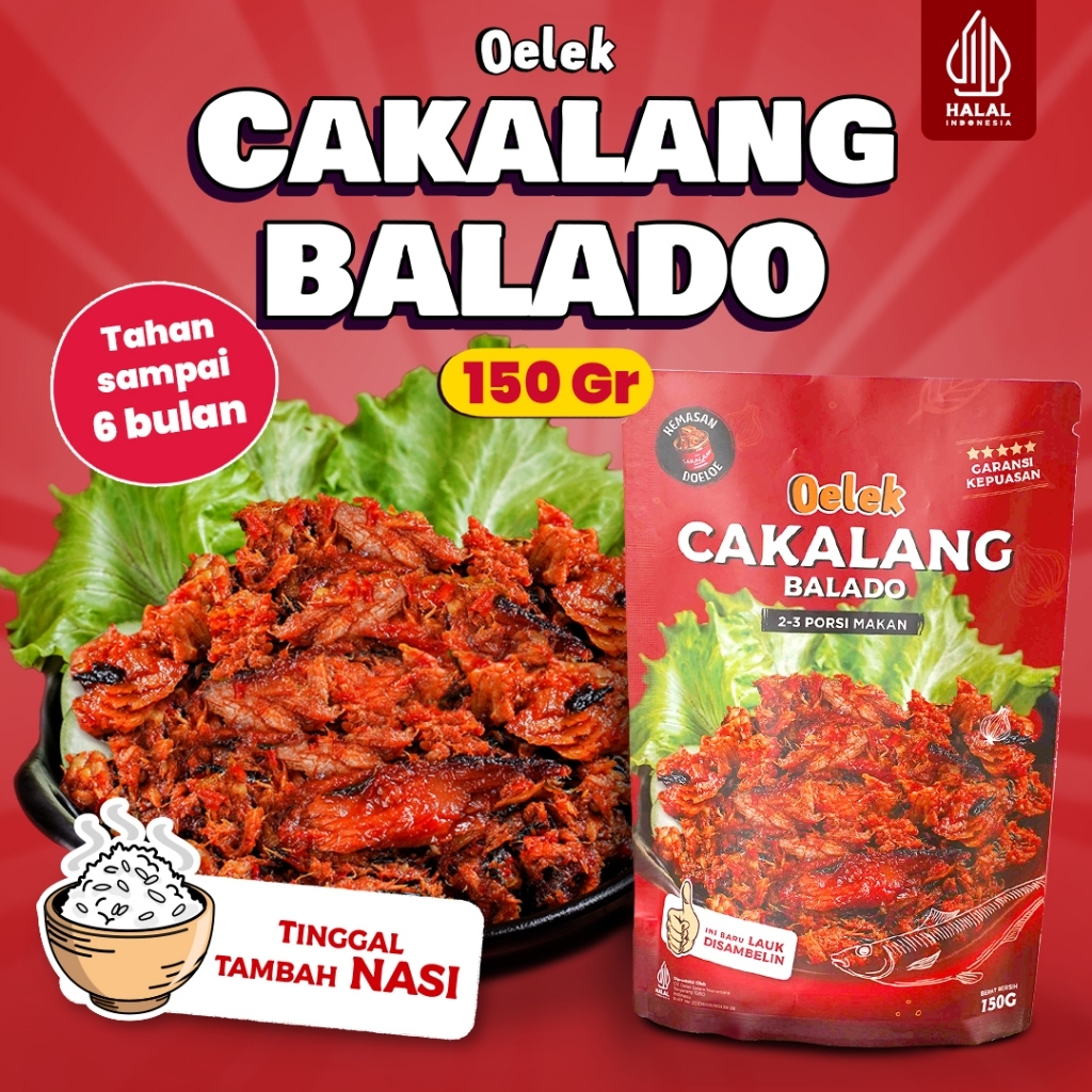 

CAKALANG BALADO By Oelek 150gr - Cocok Untuk Lauk Saat Makan 100% Halal