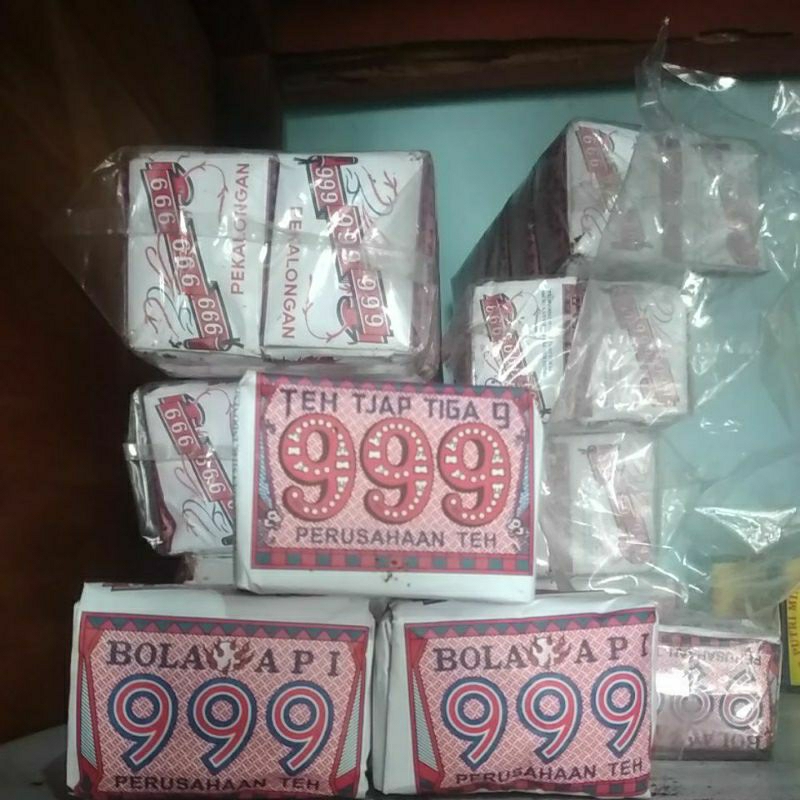 

Teh 999 Kecil 23 gr dan Besar 43 gram