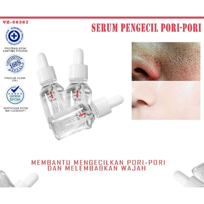 SERUM MERAWAT MUKA JERAWAT VEZE bpom