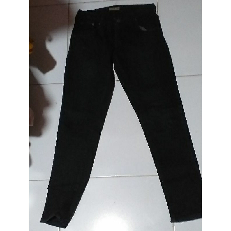 Celana Panjang Hitam Pensil Wanita merk JJ Jeans"Preloved"