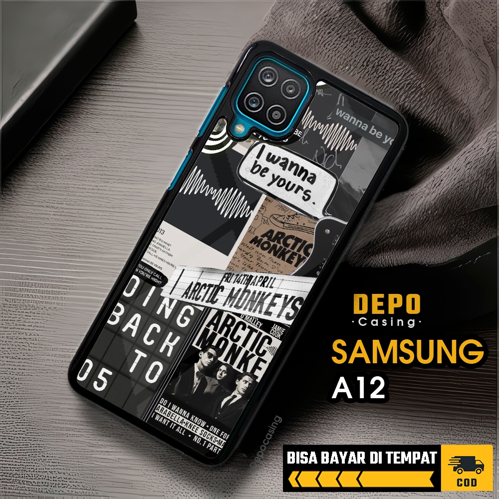 Case Samsung A12 Casing Samsung A12 Casing Depo Casing [BLCK] Case Glossy Case Aesthetic Custom Case