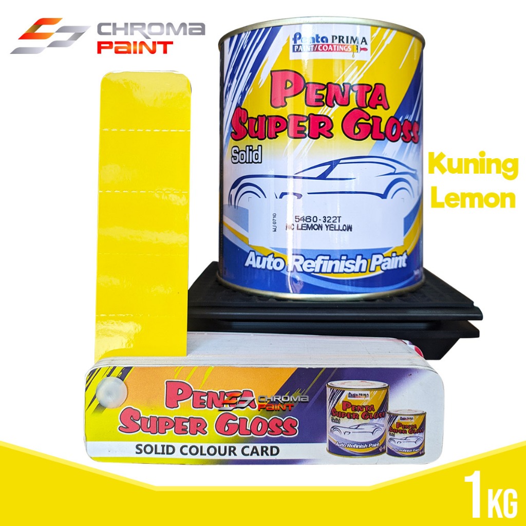 Cat Duco Penta Super Gloss NC Solid Lemon Yellow - Kuning Lemon - Cat Mobil dan Motor