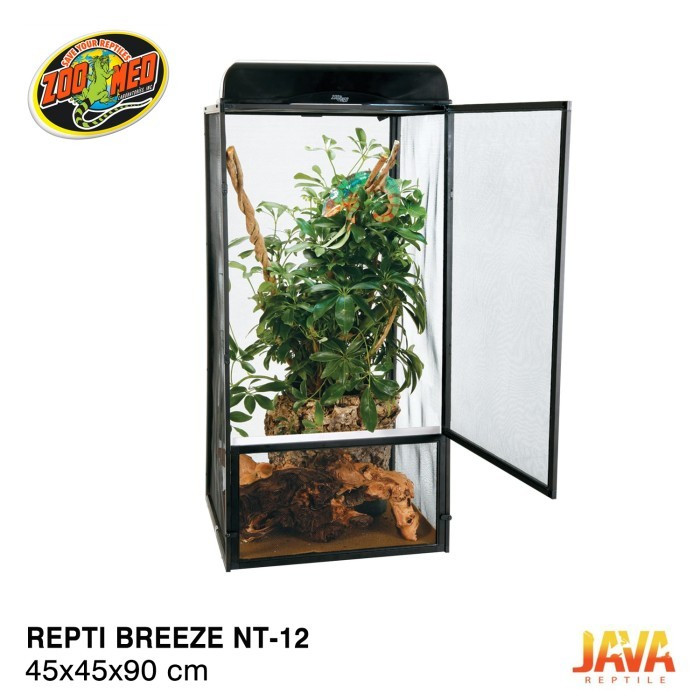 Zoo Med ReptiBreeze Cage NT12 45x45x90 Kandang Veiled Panther Chameleon Zoomed - JAVA Petco Semarang