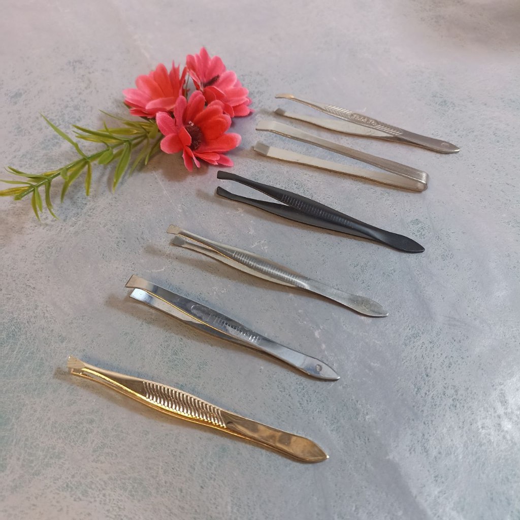 PINSET STAINLESS STEEL PENCABUT BULU / CATUT / RAMBUT / ALIS / JENGGOT / HARGA PER PCS