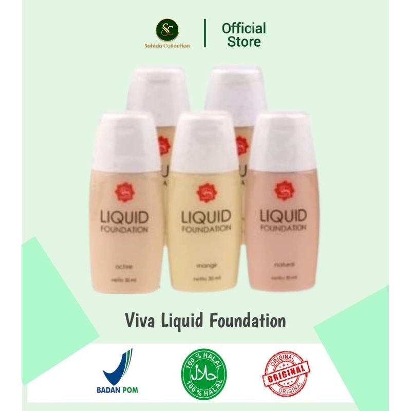VIVA LIQUID FOUNDATION BENGKOANG 30 ML