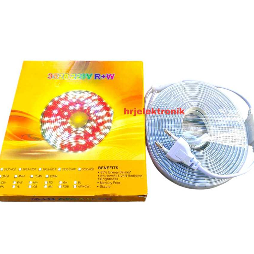 Led strip merah putih lampu strip 3528