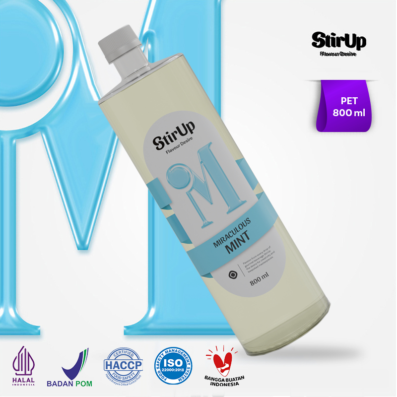 

StirUp Miraculous Mint - Gourmet Syrup Rasa Mint - PET