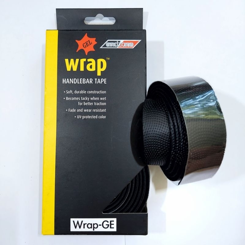 Bartape roadbike  endzone motif lizard skin vex gel by velo hitam