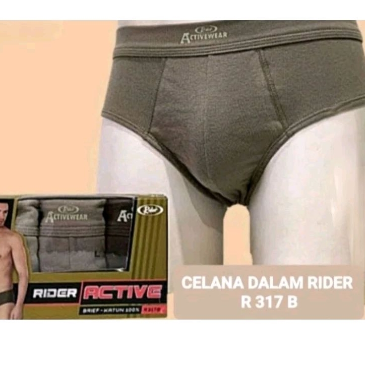 SIZE XXL... CELANA DALAM PRIA MEREK RIDER ACTIV R 317B/SEMPAK PRIA RIDER SPORT terlaris