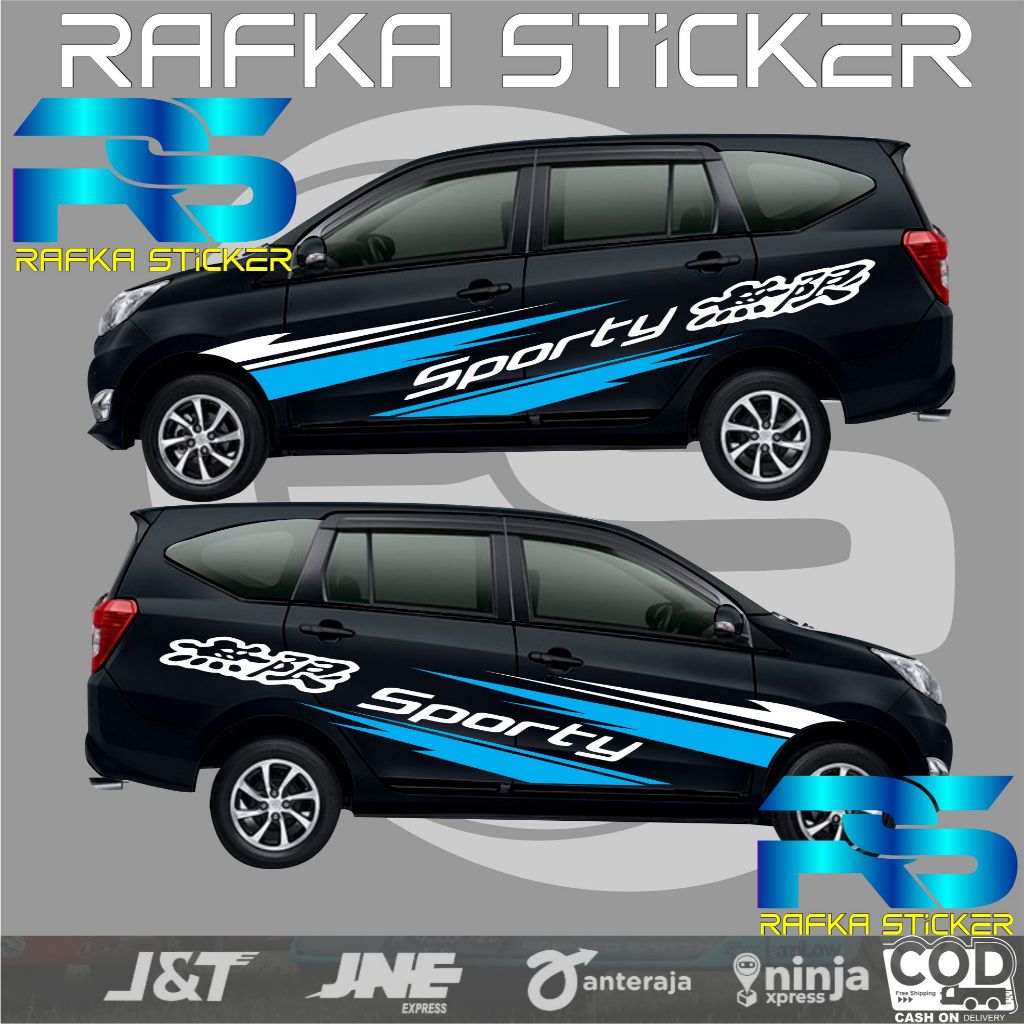 Stiker List Body Mobil Calya Cutting Stiker Mobil Toyota Calya Terbaru