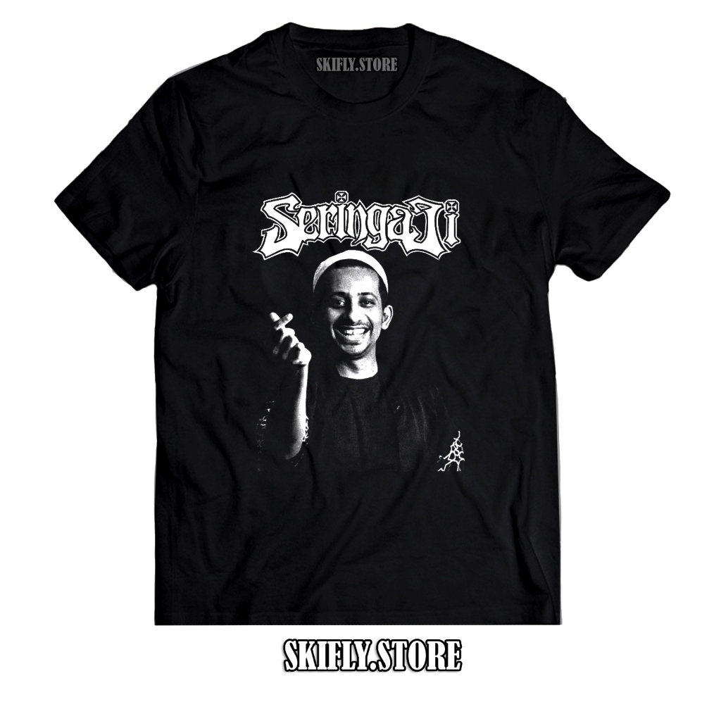 Baju Kaos Band SERINGAI X HABIB JAFAR | Tshirt Band 24S Cotton Combed | DTF Printing Premium Free St