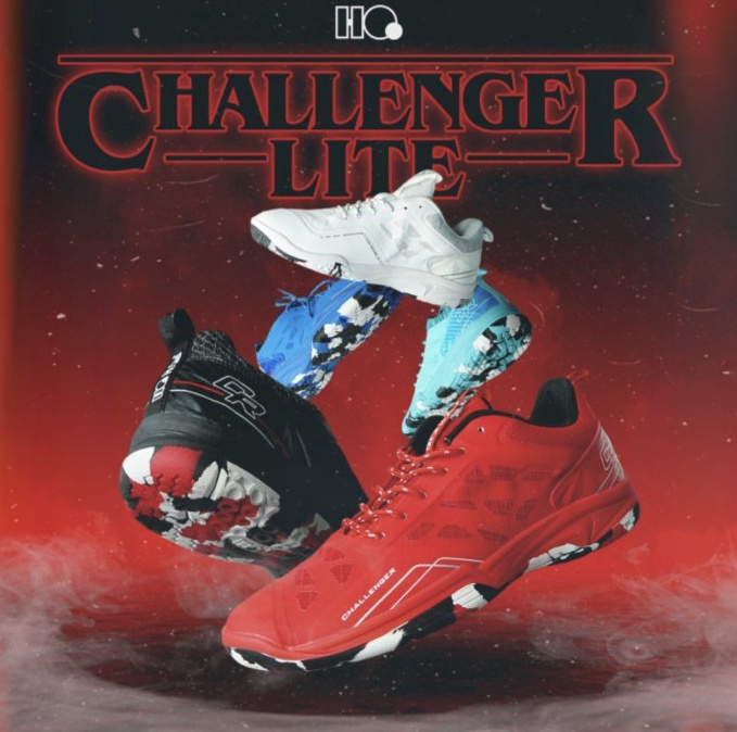 Modern Sepatu Badminton HIQUA HIQUA NEW CHALLENGER LITE LIMITED EDITION ORI  Black 42