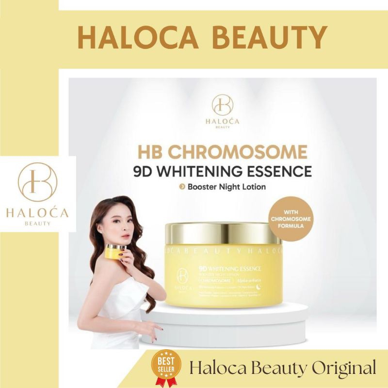 HB CHROMOSOME HALOCA BEAUTY ORIGINAL BPOM LOTION MALAM PEMUTIH KULIT / HALOCA BEAUTY LOTION