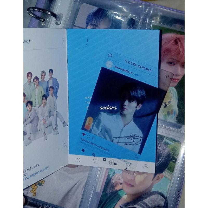 jaehyun official transparant pc [nature republic x NCT127]