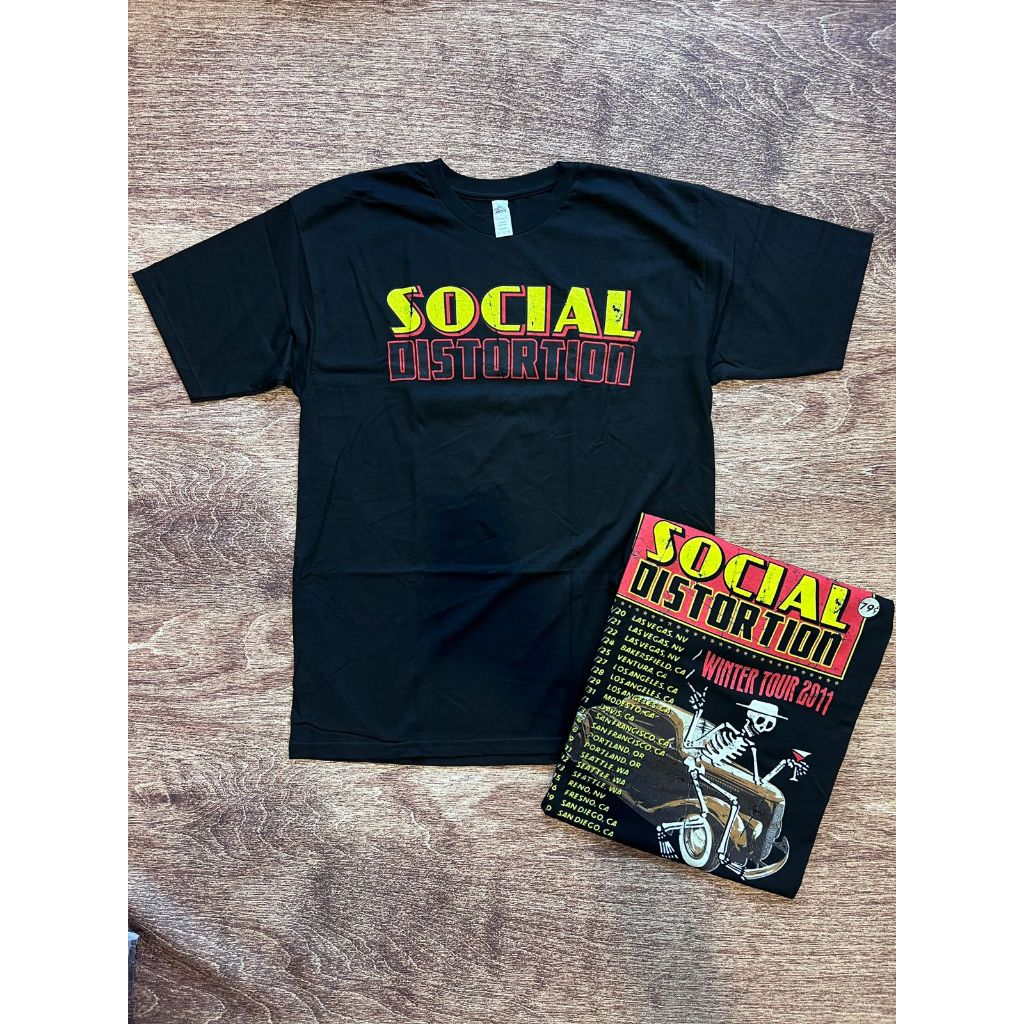 KAOS BAND SOCIAL DISTORTION - WINTER TOUR 2011 MERCHANDISE