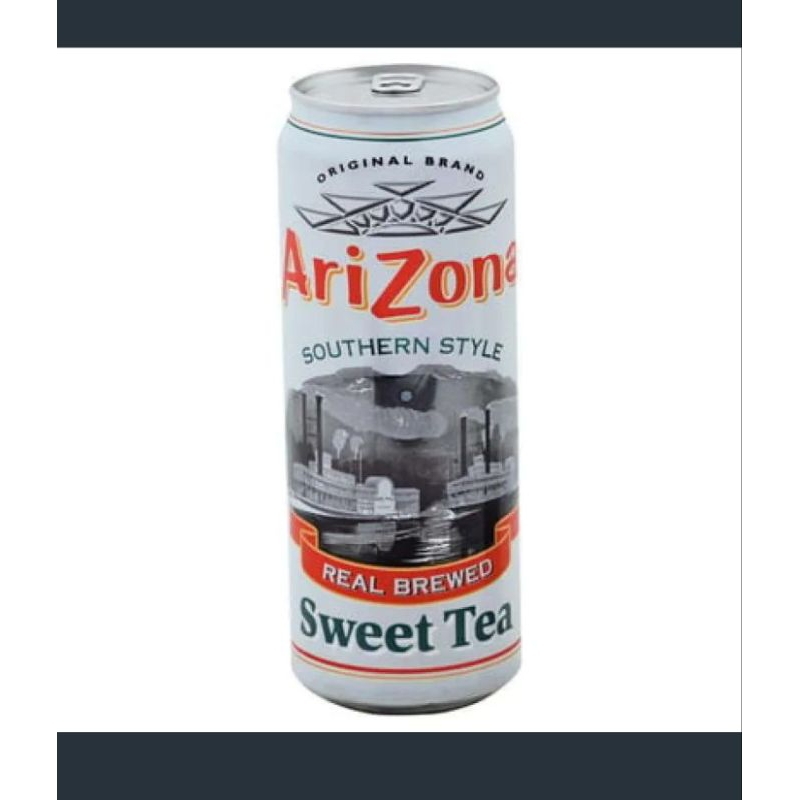 

arizona real brewed sweet tea 23 oz can
