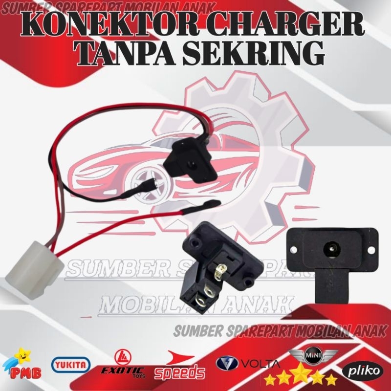 JAG DC TANPA SEKRING LUBANG CASSAN 12V 6V FUSE MOBIL AKI ANAK