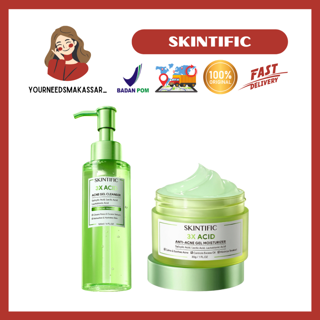 SKINTIFIC 3X Acid Anti Acne Series