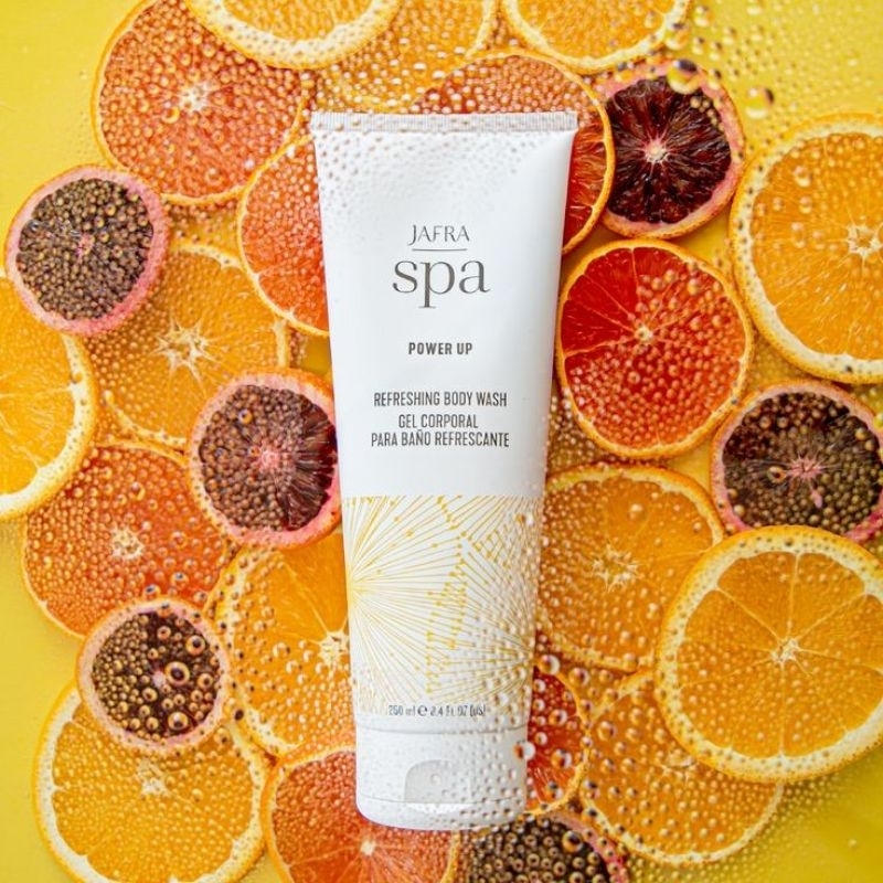 "SPA POWER UP REFRESHING BODY WASH" By Jafra|Shower Gel| Sabun mandi cair|Mencerahkan kulit|Melembab