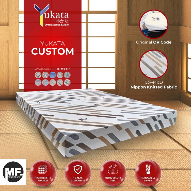 Kasur busa yukata tempat tidur Kasur lantai springbed spring bed 180x200 160x200 140x200 120x200