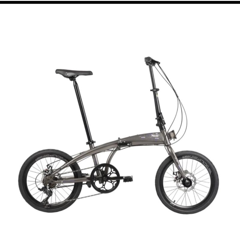 Sepeda Lipat Element Police Milan 8 speed 20 inch