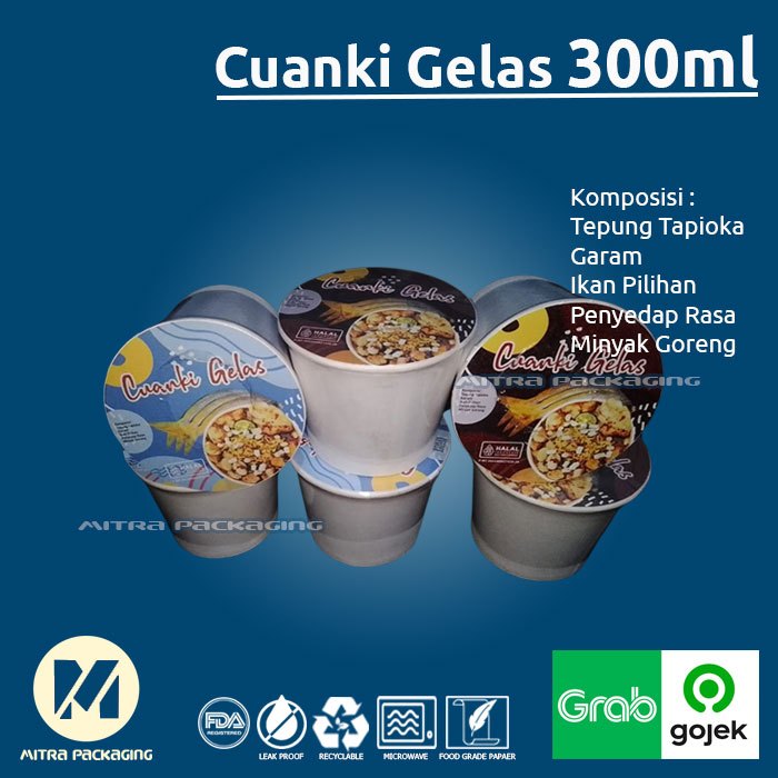 

Cuanki Instan komplit Cuanki Gelas 300ML - 12PCS
