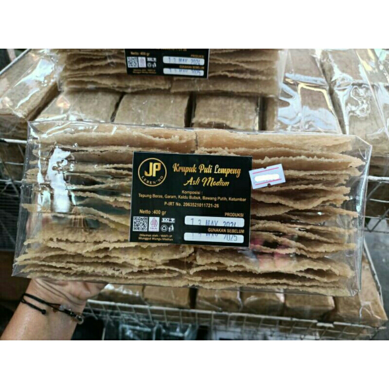 

krupuk puli lempeng mentah 400 gram