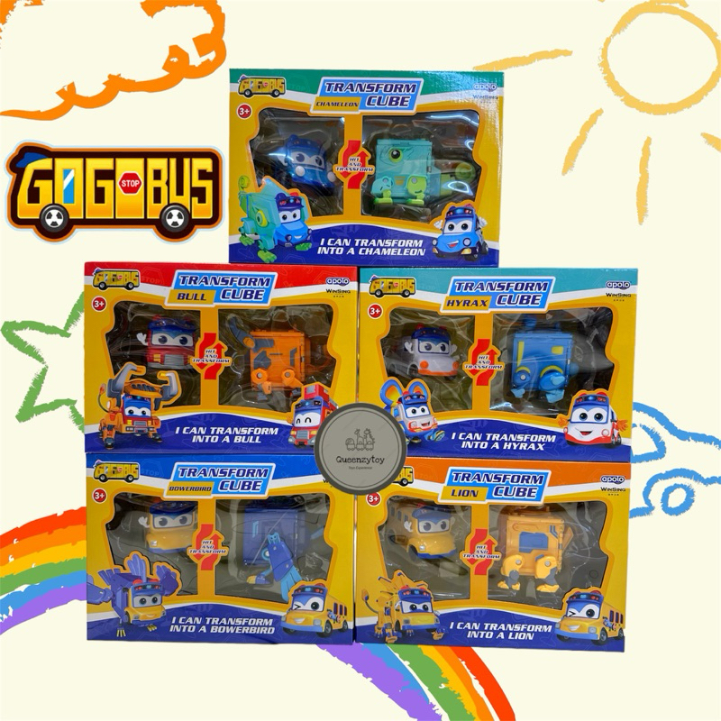 GOGOBUS TRANSFORMING GOGO BUS I CAN TRANSFORM / MAINAN ROBOT ANAK / MAINAN ACTION FIGURE / MAINAN KA