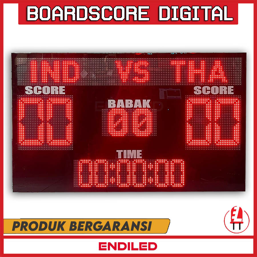 Score board Digital Papan skor sepak bola Futsal