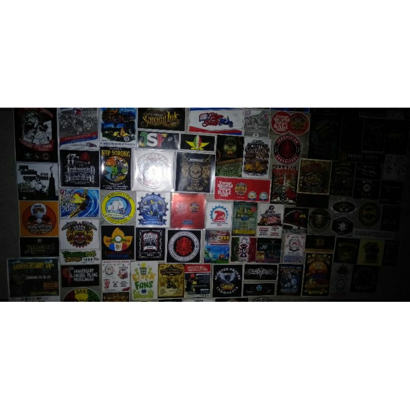 stiker pack event vespa, anniversary,acara, komunitas vespa