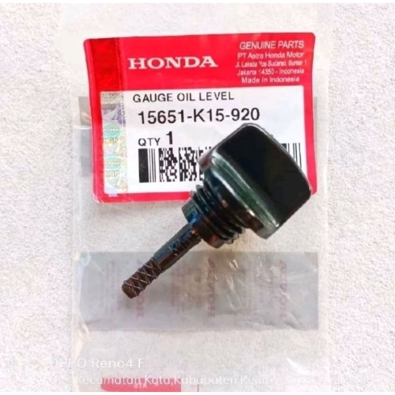 COLOKAN OLI MESIN TUTUP OLI MESIN CBR 150 CB150R VERZA SONIC MEGAPRO ORIGINAL K15