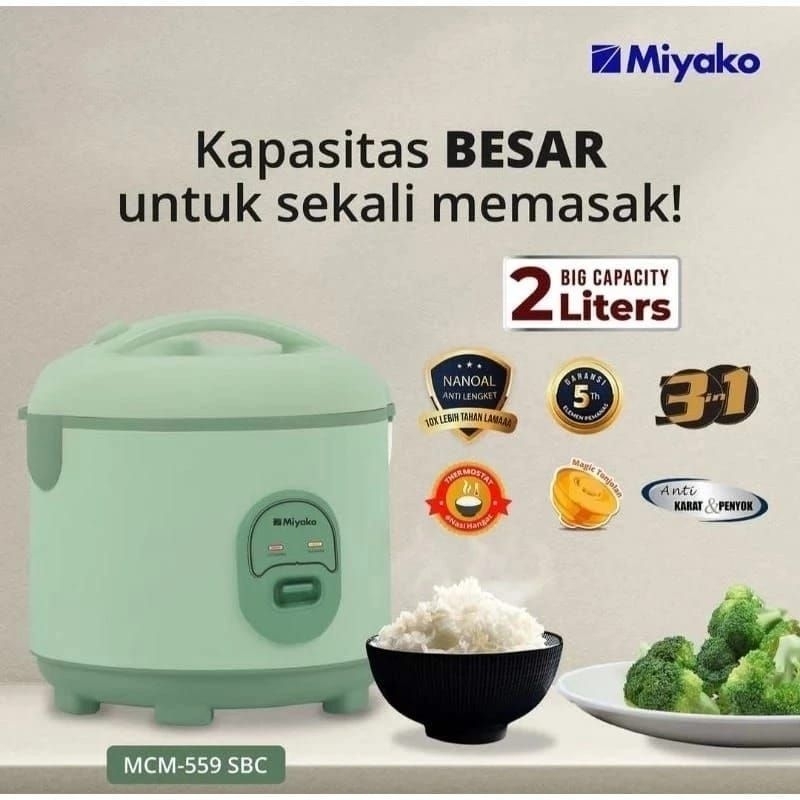 RICE COOKER/MAGICOM MIYAKO 559 KAP 2LTR