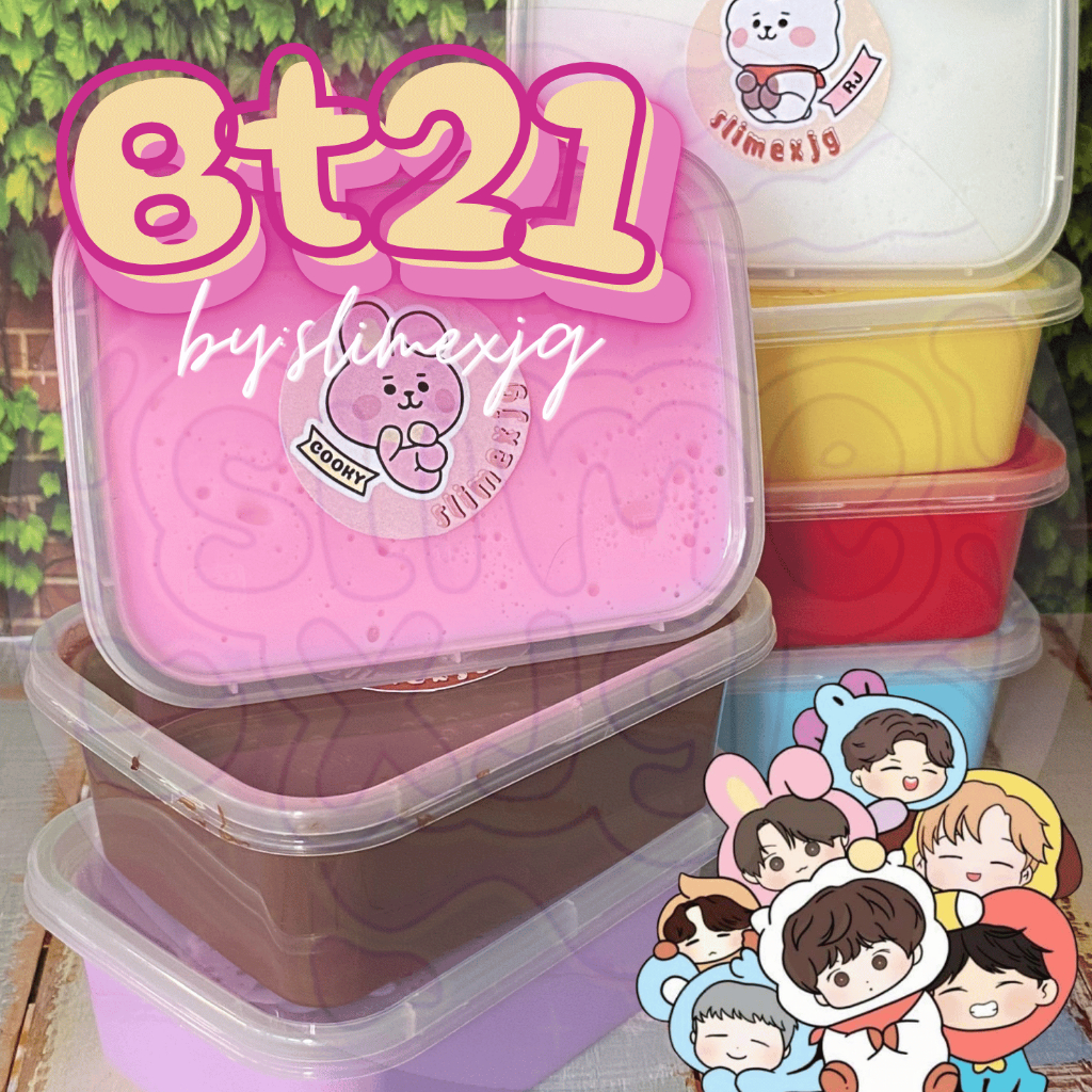 SLIME BT21 200gram/BT21 SLIME/SLIME/MAINAN ANAK