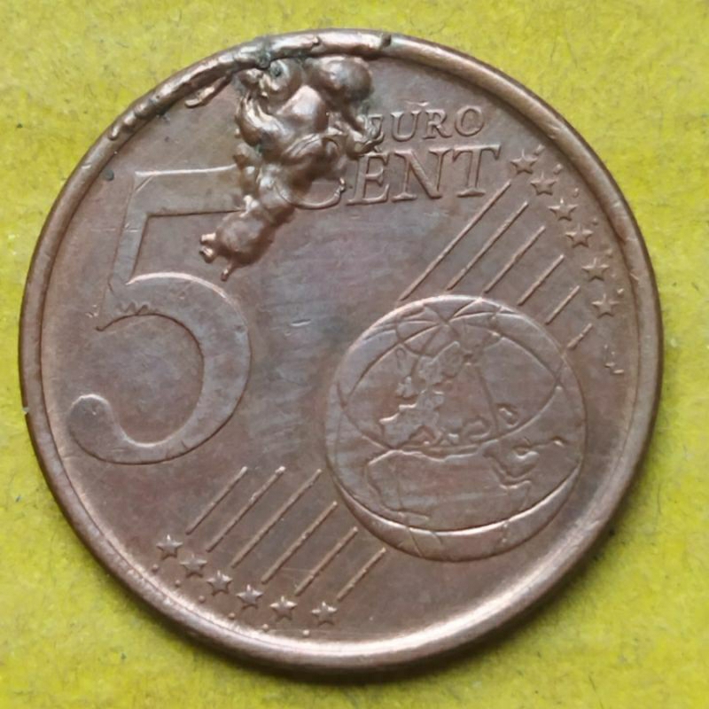 5 cent euro 1999 espana Spanyol coin error