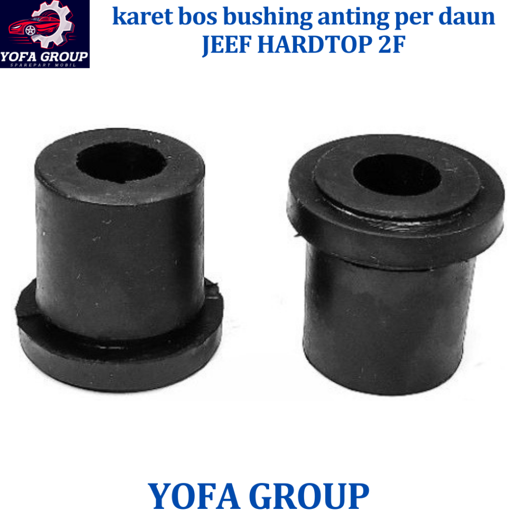karet bos bushing anting per daun JEEF HARDTOP 2F mobil