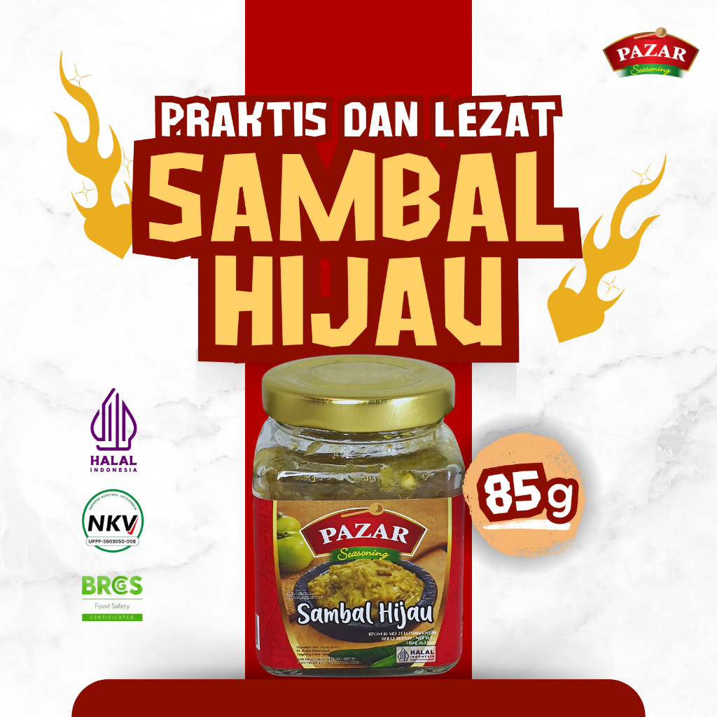 

Sambal Hijau l PAZAR (85g)