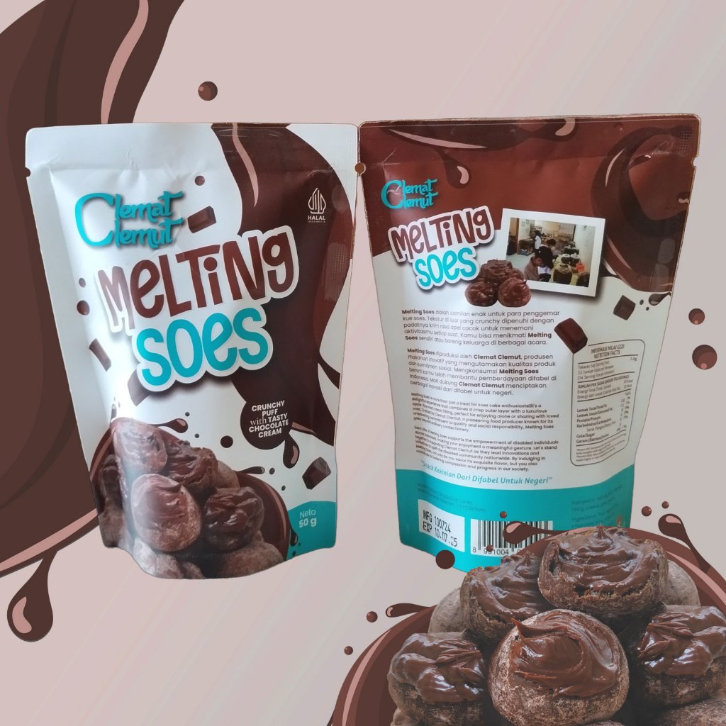 

Melting Soes CHOCOLATE - Sus Kering COKELAT 50g