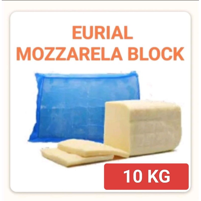

EURIAL Mozzarella Cheese 10Kg | Keju Mozzarella Eurial 10 Kg -BEST SELLER-