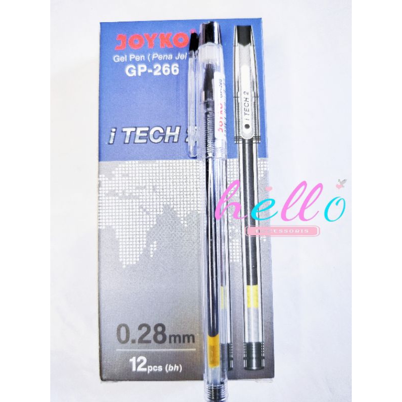 

Pulpen Gel Joyko GP-266 iTech 2 Hitam