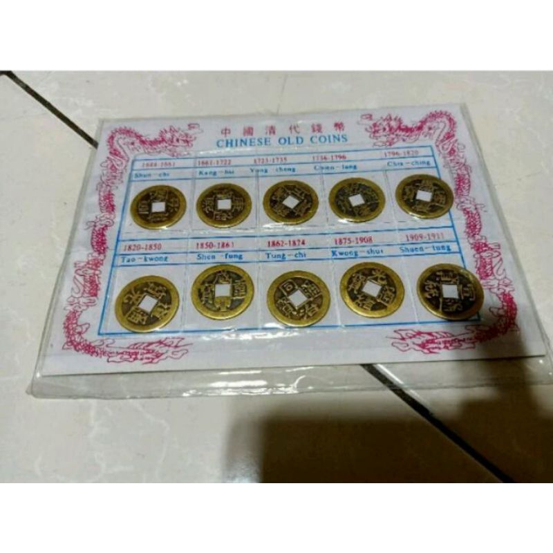 koin china kuno - 1644 s.d 1911 - kuningan