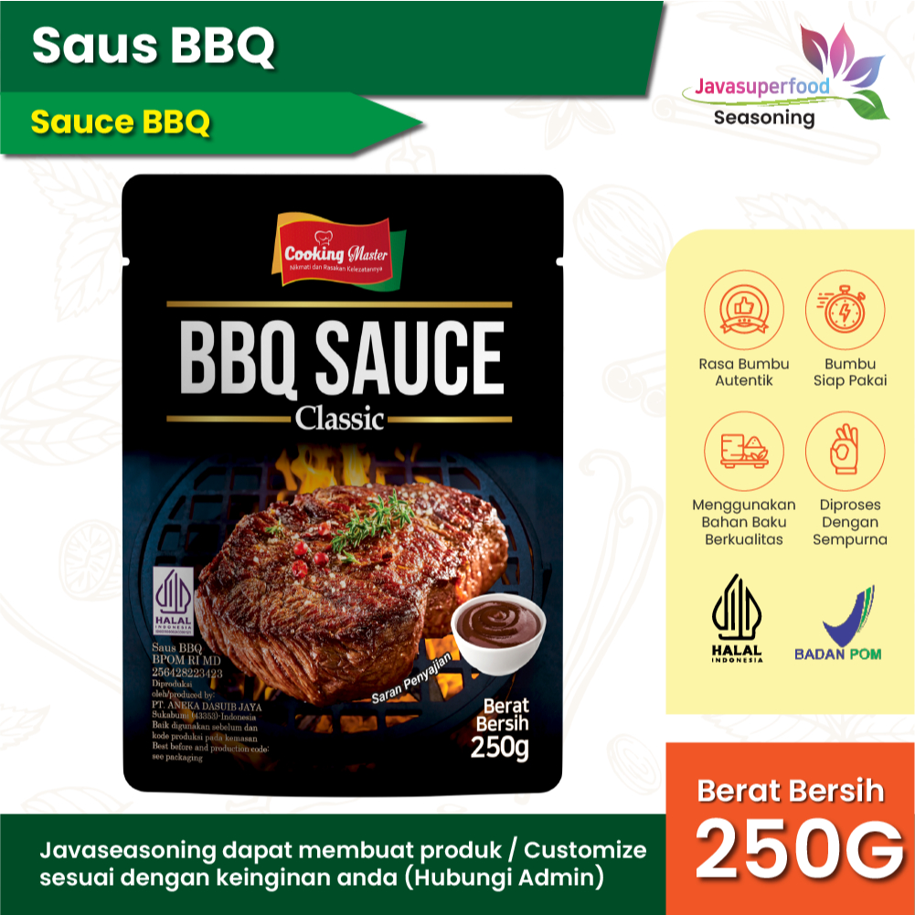 

Saus BBQ korea 250gr / Sauce daging BBQ STEAK.