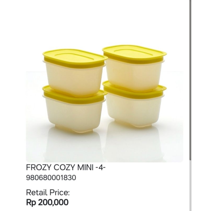 Tupperware Frozy Cozy Mini 170ml (1pc)