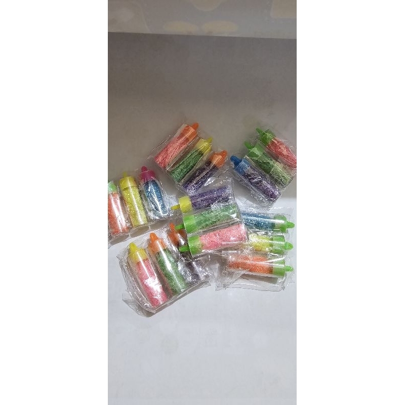 gliter bubuk botol nempel mainan murah balikpapan