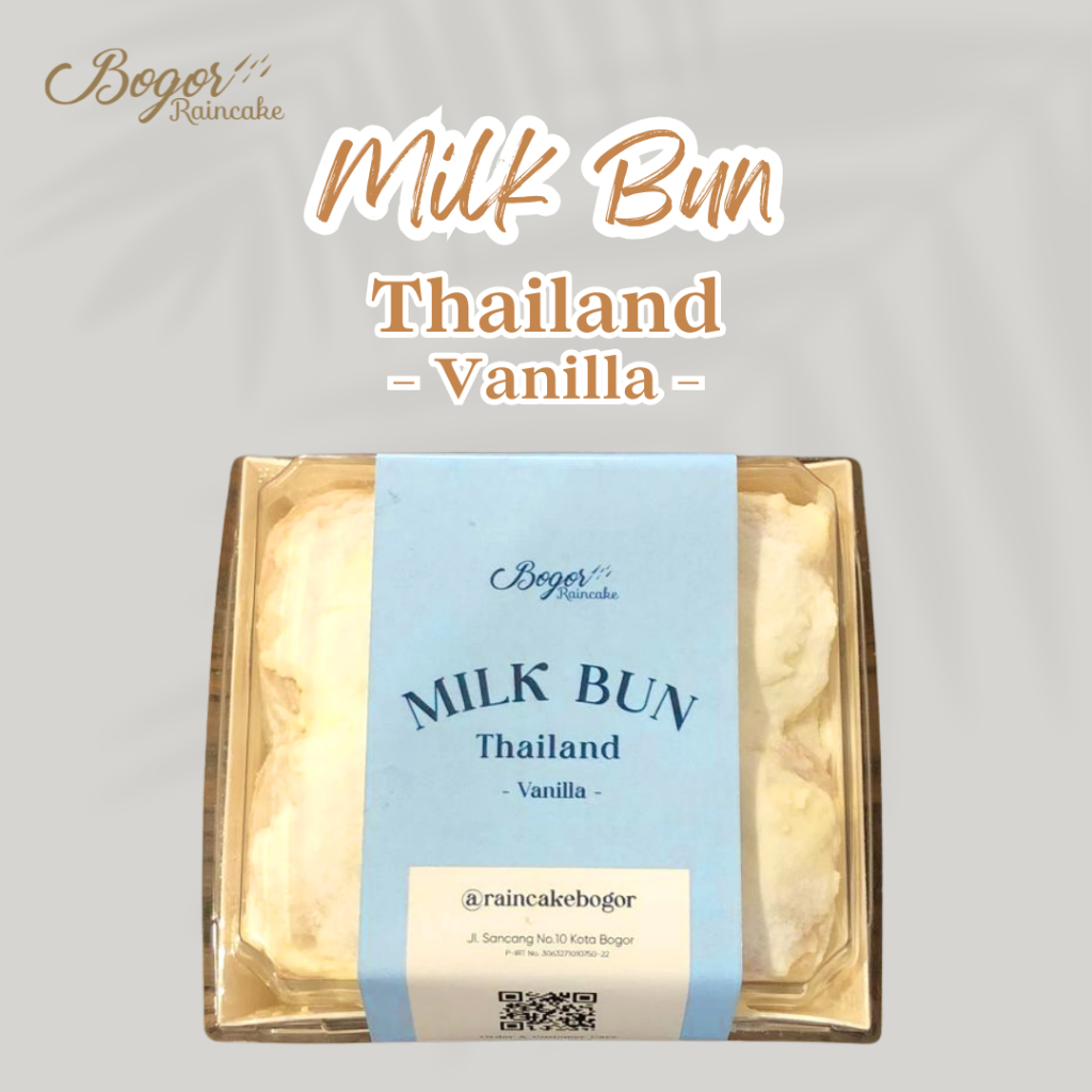 

Milkbun Halal by Bogor Raincake - Milkbun Thailand - Milkbun isi 4 - Milkbun Durian- Milkbun Vanilla