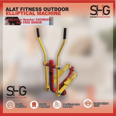 Alat Fitness Outdoor Elliptical Machine Taman dan alun alun