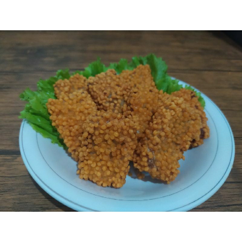 

crispy chicken nugget nugget ayam crispy buble crumb sehat enak murah tanpa pengawet homemade