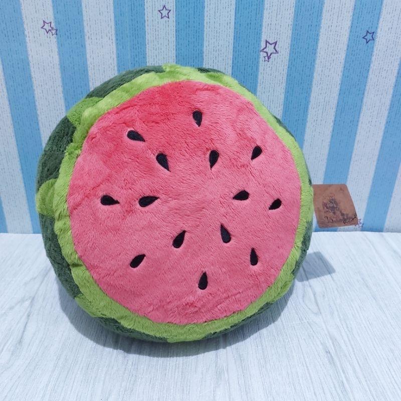 Boneka Semangka By Rich - Isi Bulir - ±35cm - New Tag